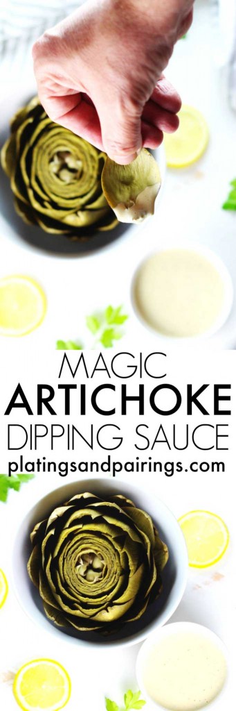 Magic Artichoke Dipping Sauce Platings Pairings