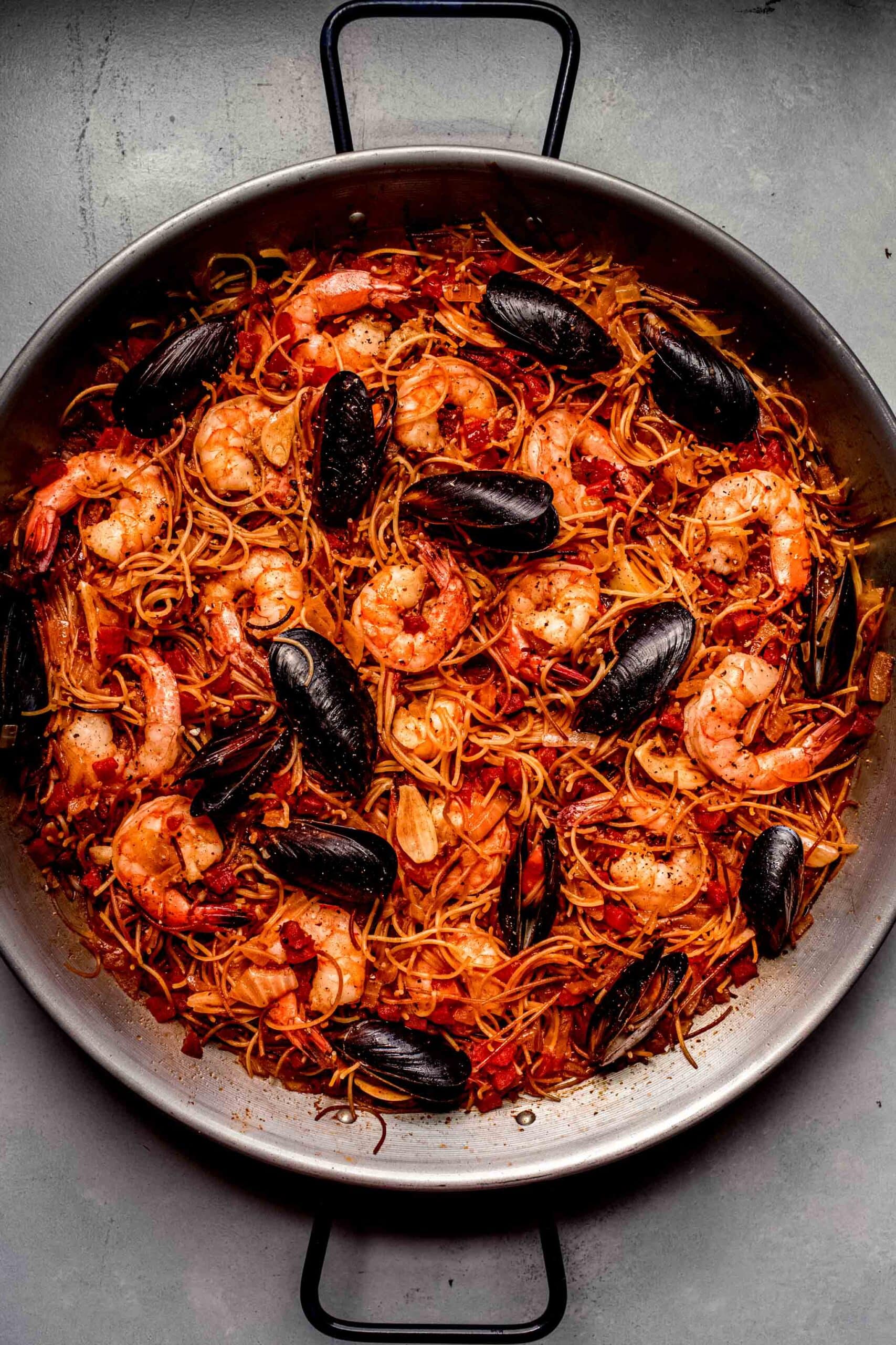 Authentic Spanish Seafood Fideuà Recipe from Valencia - Spain on a Fork