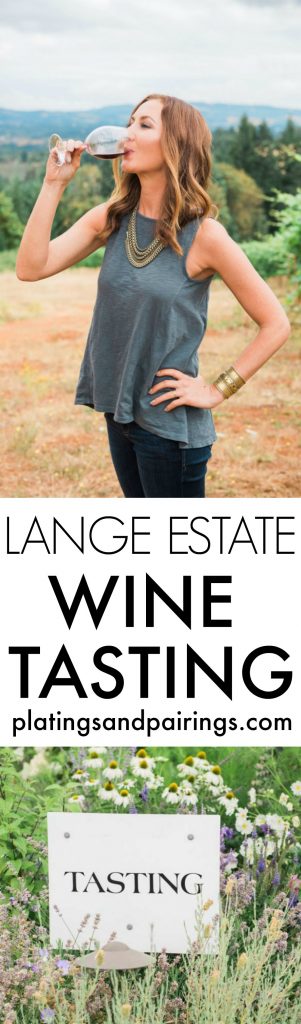 Lange Estate is located high in the Dundee Hills with an amazing view of Mount Hood on a clear day. It’s one of my favorite spots to have a picnic and enjoy the views in wine country | platingsandpairings.com