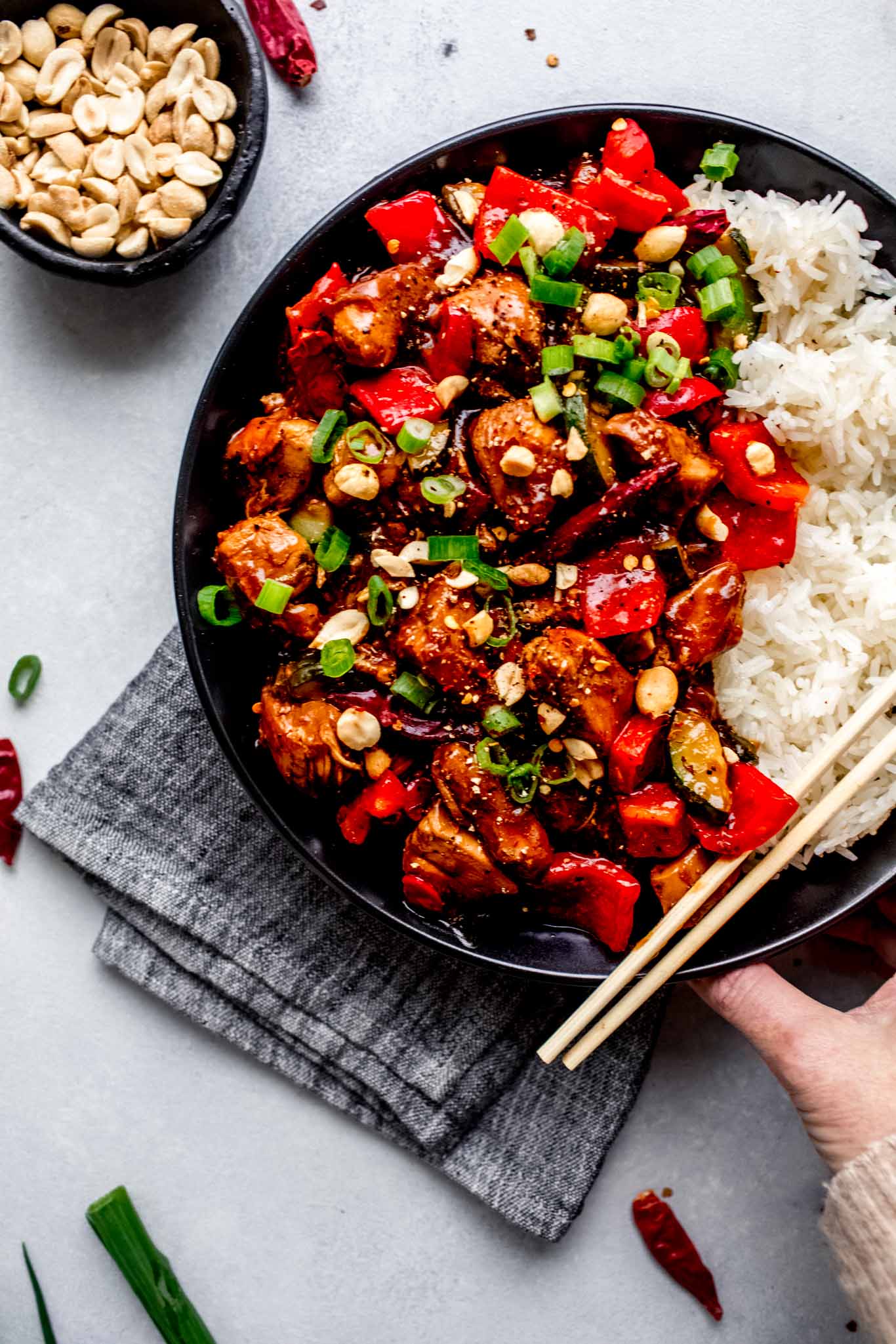 Slow Cooker Kung Pao Chicken Platings Pairings