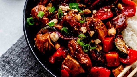 Slow Cooker Kung Pao Chicken Platings Pairings