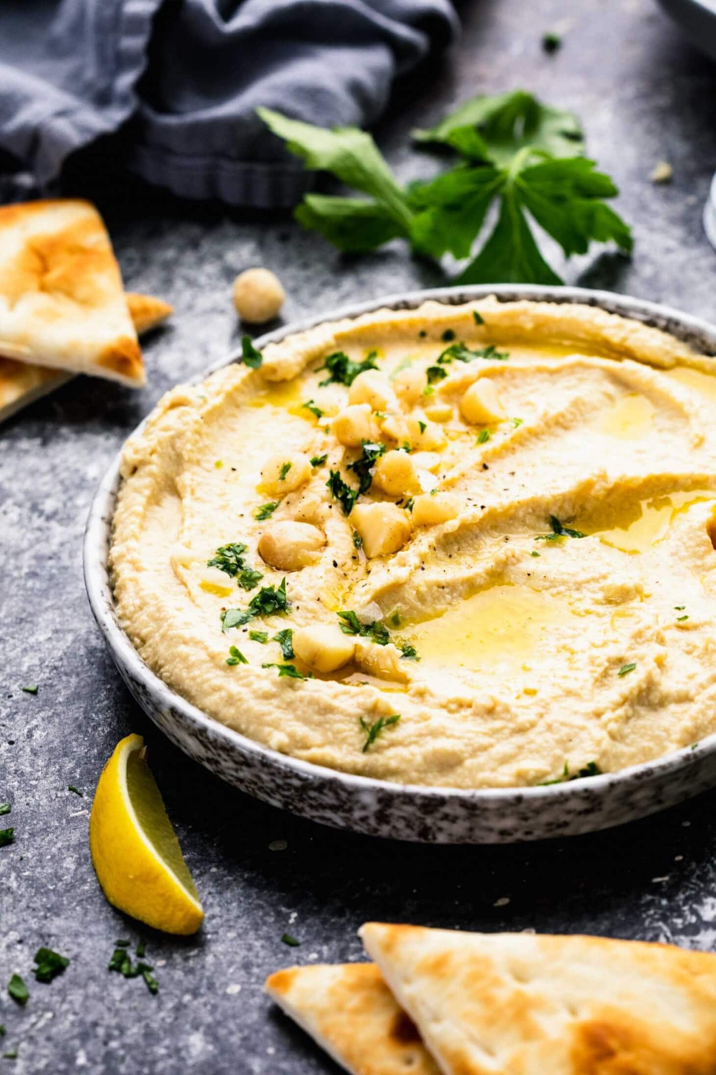 Macadamia Nut Hummus + VIDEO Platings + Pairings