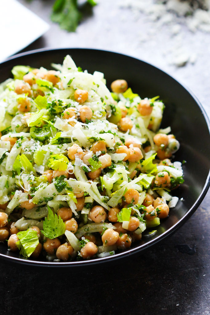 Shaved Fennel and Celery Salad Platings + Pairings