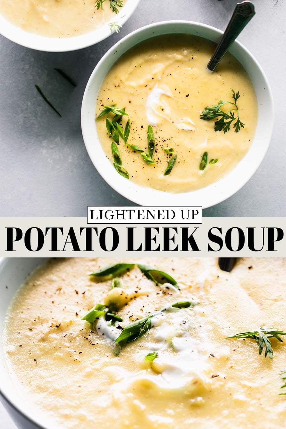 Healthy Potato Leek Soup Recipe (Without Cream!)