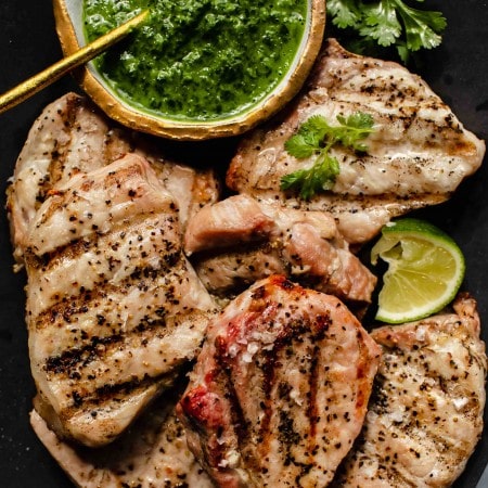 Grilled Pork with Mojo Sauce