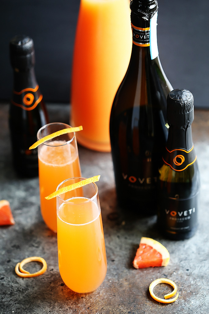 Grapefruit Aperol Sparkling Cocktails Platings + Pairings