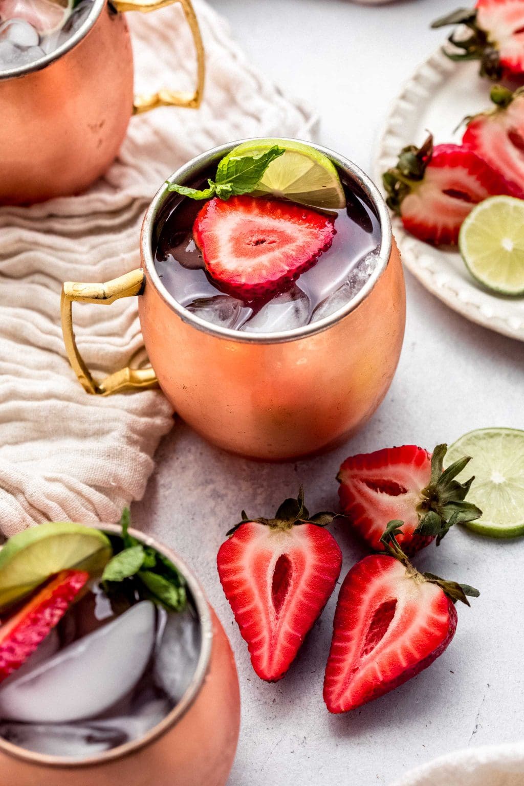 Strawberry Moscow Mule Recipe (Quick + Easy!)