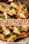 Chicken piccata pinterest image.
