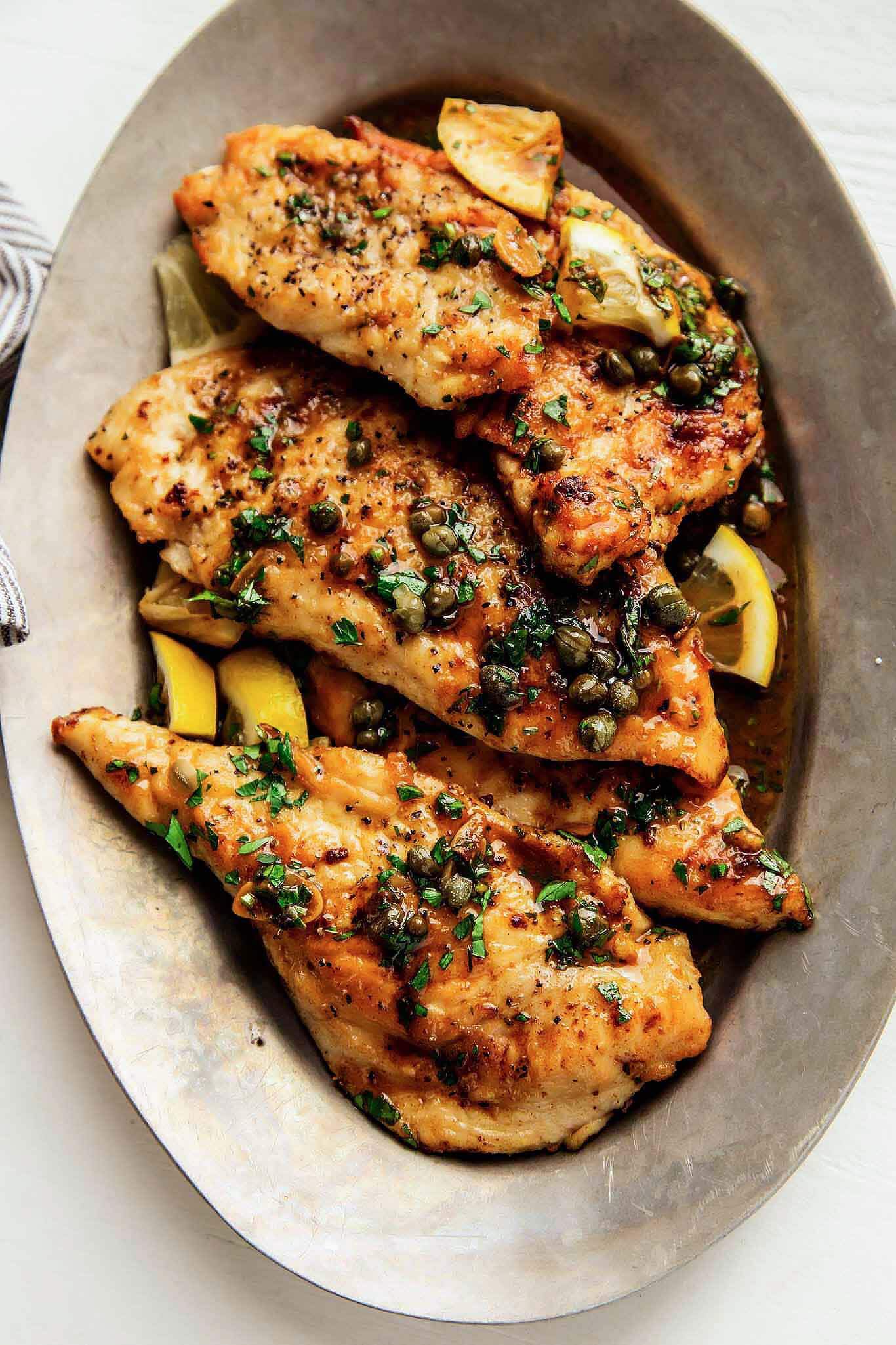 Easy Chicken Piccata Recipe (in 30-Minutes!)