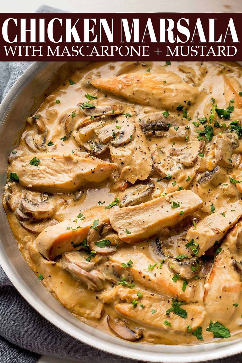 Chicken Mascarpone Recipe (Creamy Chicken Marsala)