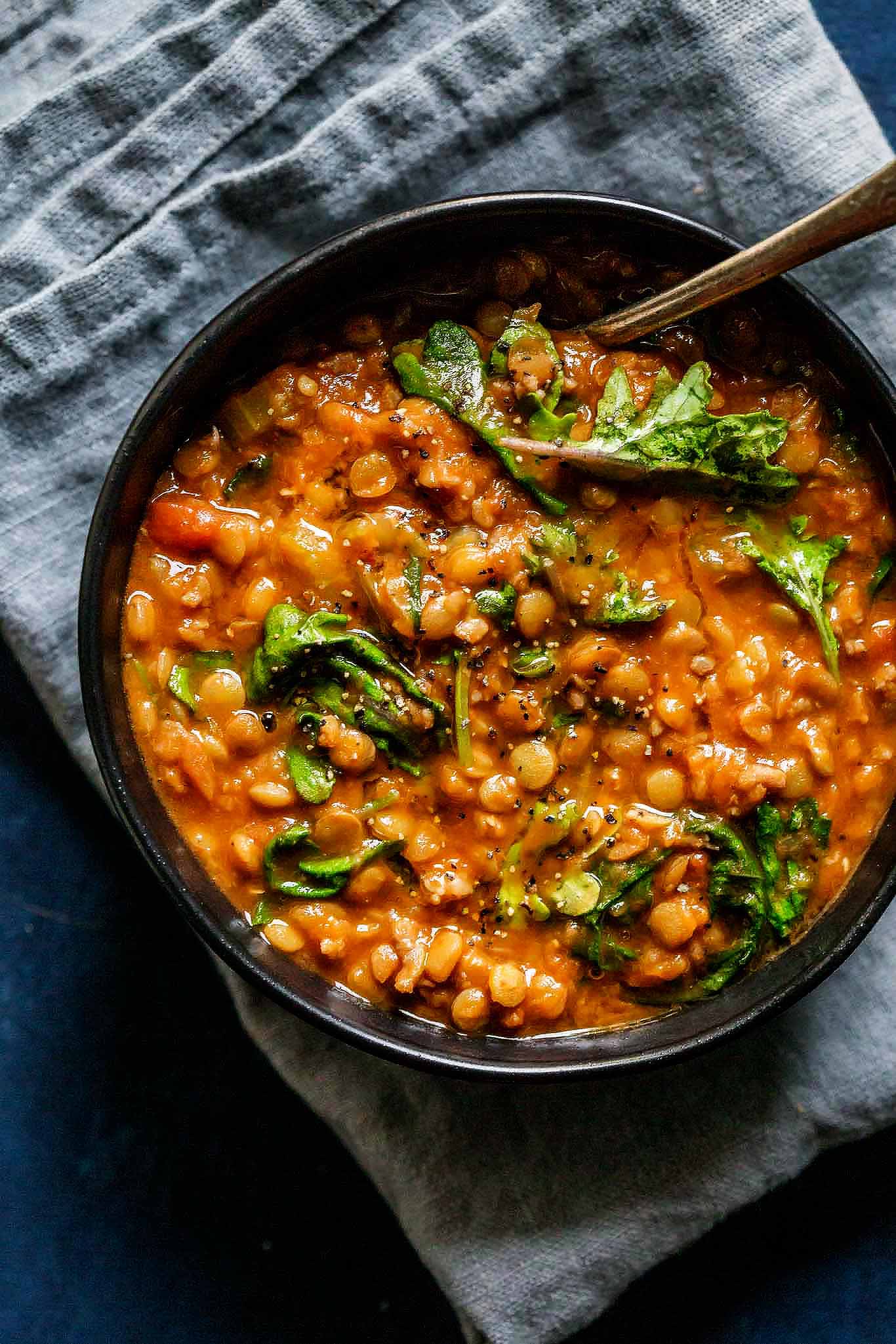 Instant Pot Lentil Soup with Sausage & Kale comes together quickly with the help of your electric pressure cooker. It's a hearty soup that's perfect for chilly days. 
