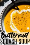 Curried Butternut Squash Soup is deliciously rich & creamy and perfect for chilly fall days. // easy // healthy // vegan // with coconut milk