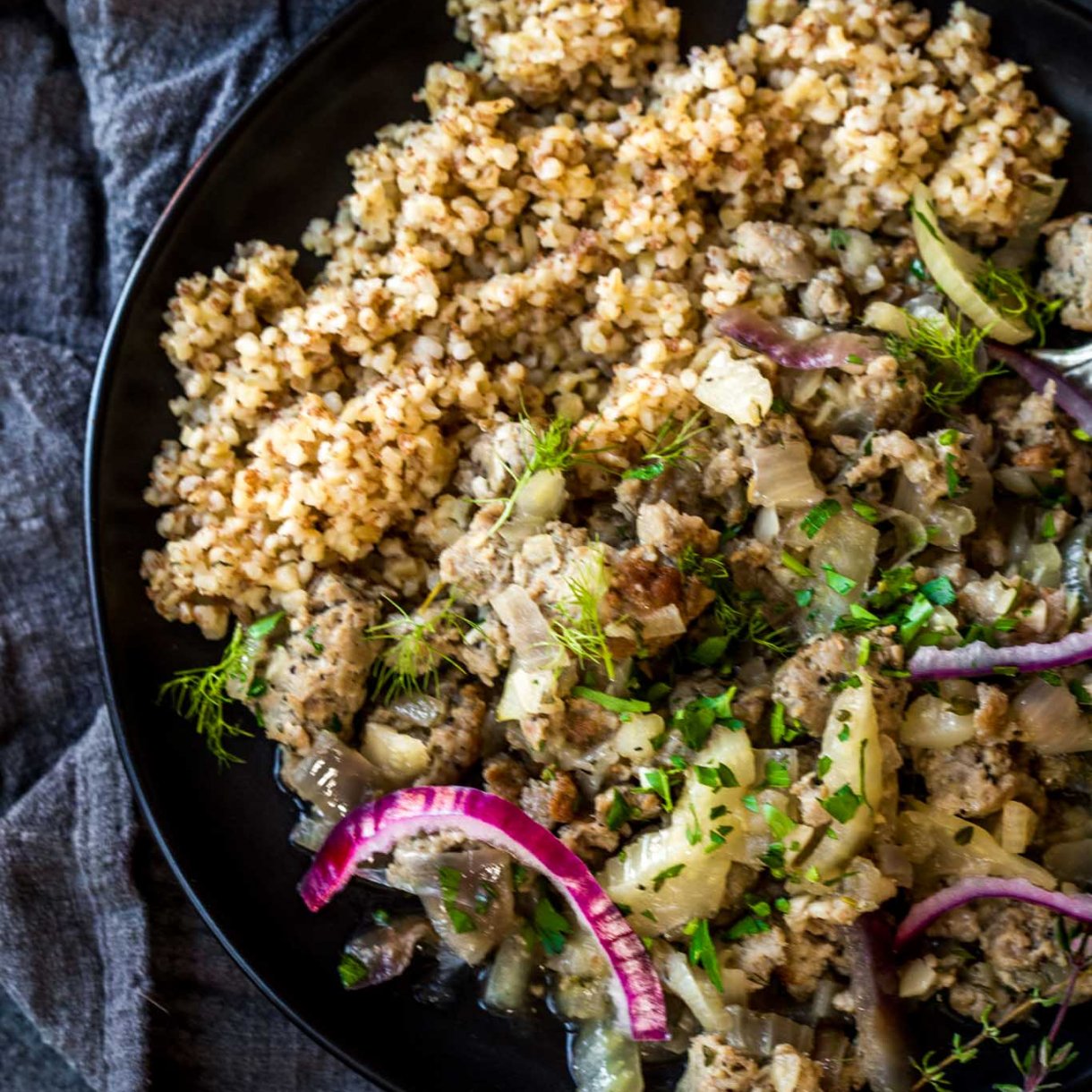 Sausage Ragout with Fennel Recipe Platings + Pairings