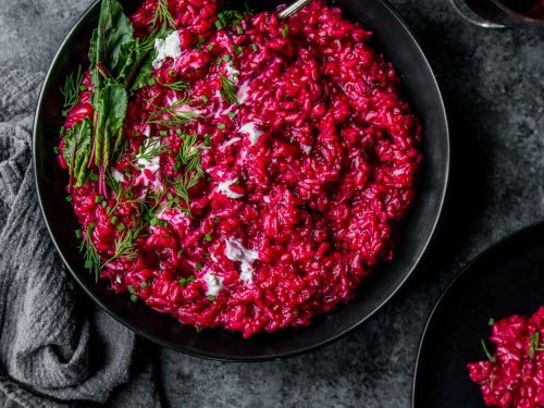 Creamy Beet Risotto With Goat Cheese Easy Risotto Recipe