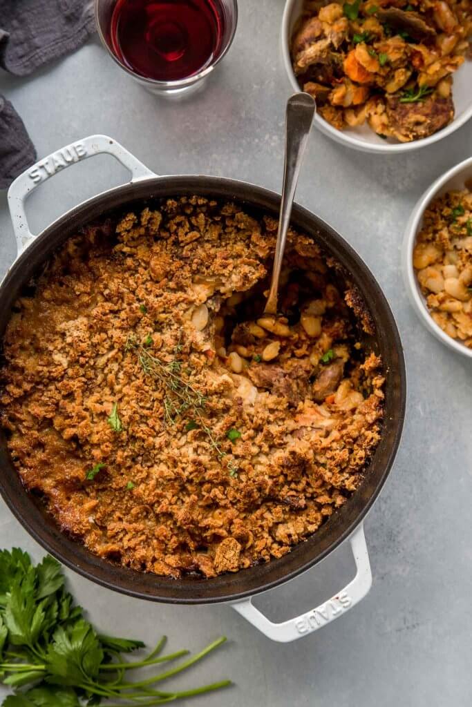 Duck & Fennel Cassoulet Platings + Pairings
