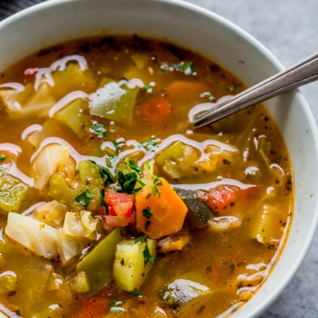 Instant Pot Weight Loss Soup in bowl