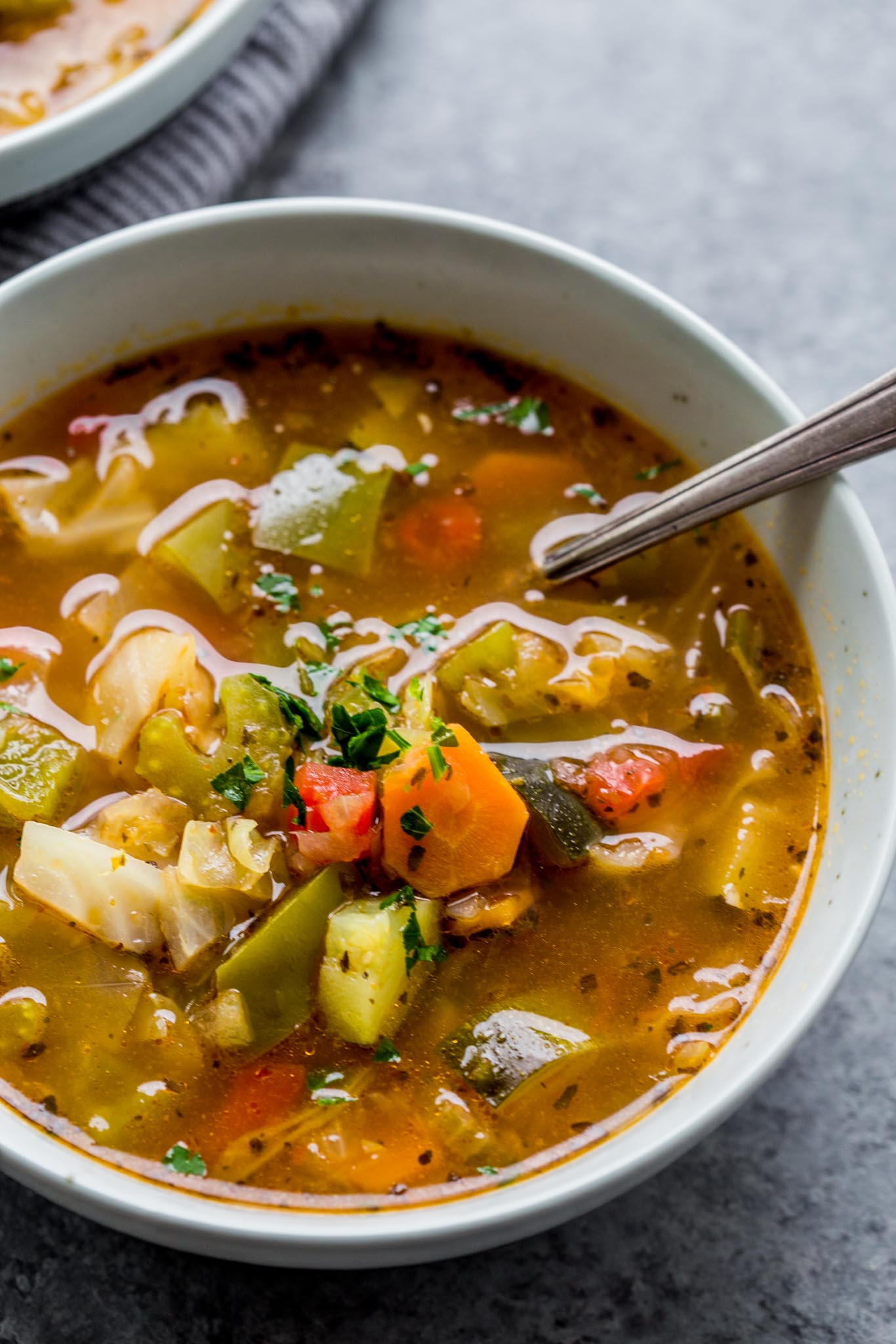 Instant Pot Weight Loss Soup in bowl