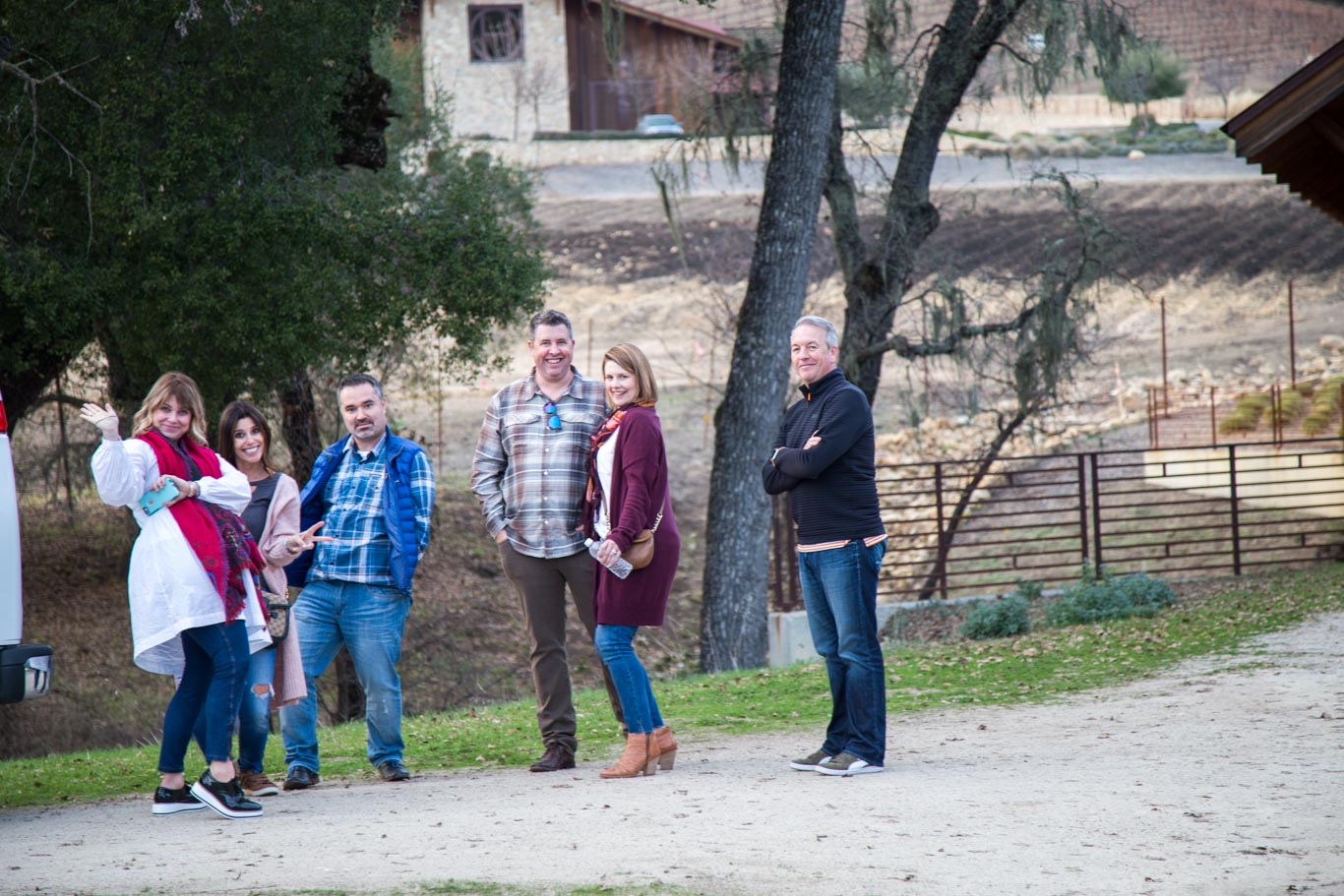 Candid Group Shot - Wine tasting in Paso Robles