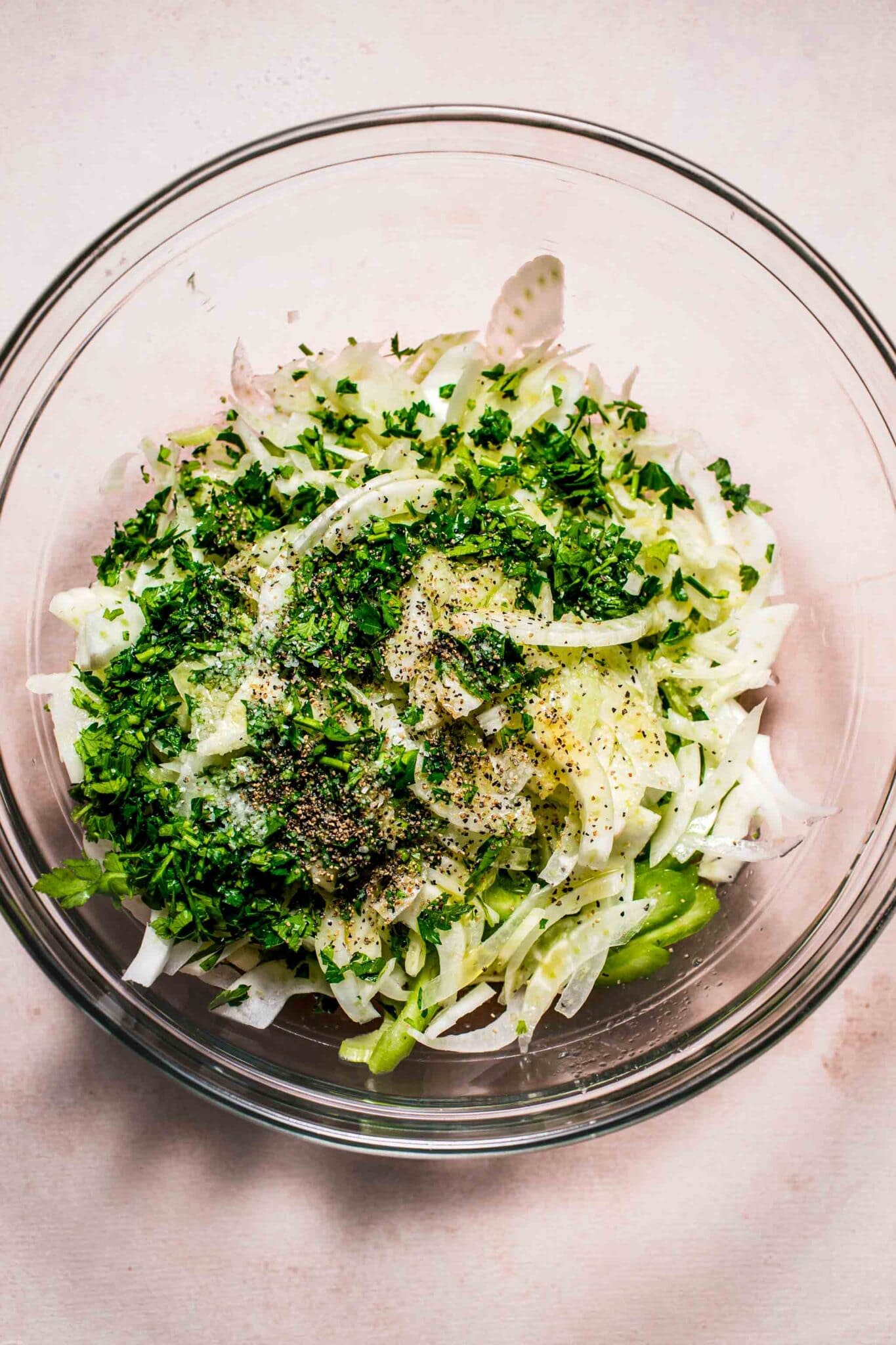 Shaved Fennel and Celery Salad with Parmesan