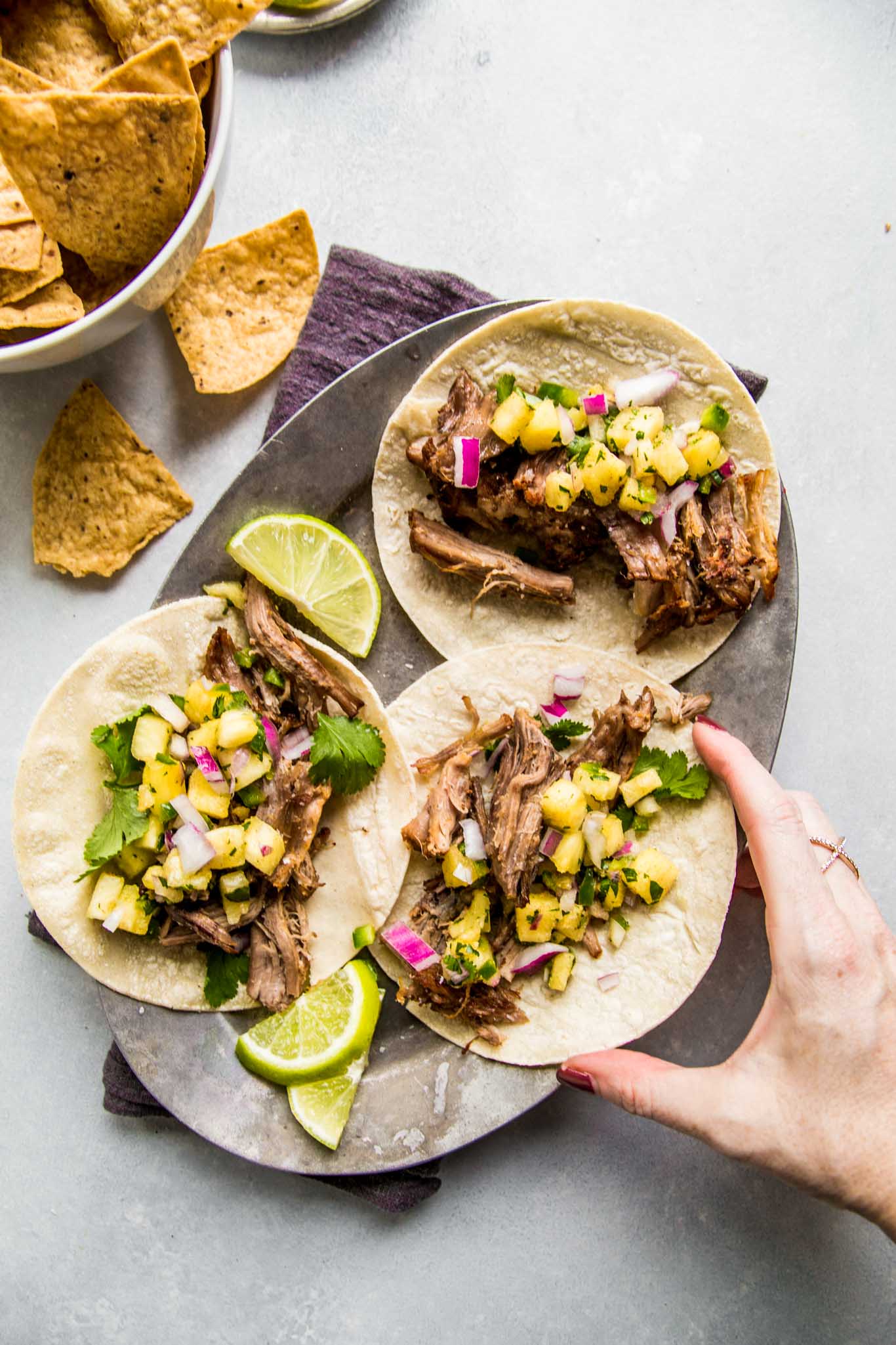 Slow Cooker Carnitas Platings + Pairings