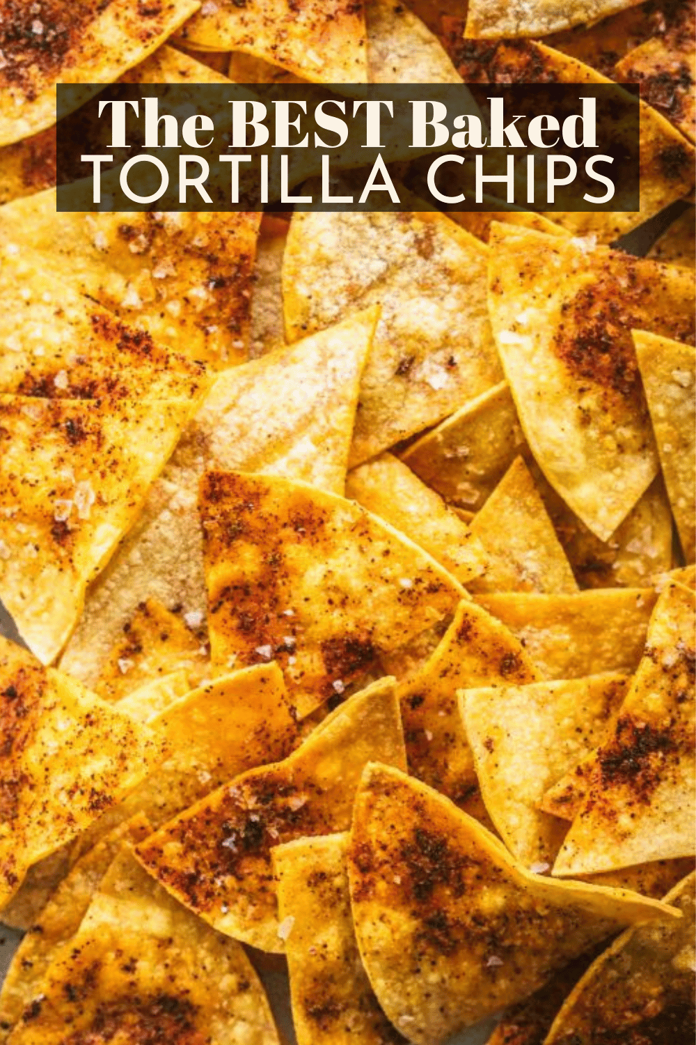 Homemade Baked Tortilla Chips in Minutes! (Healthy + Delicious)
