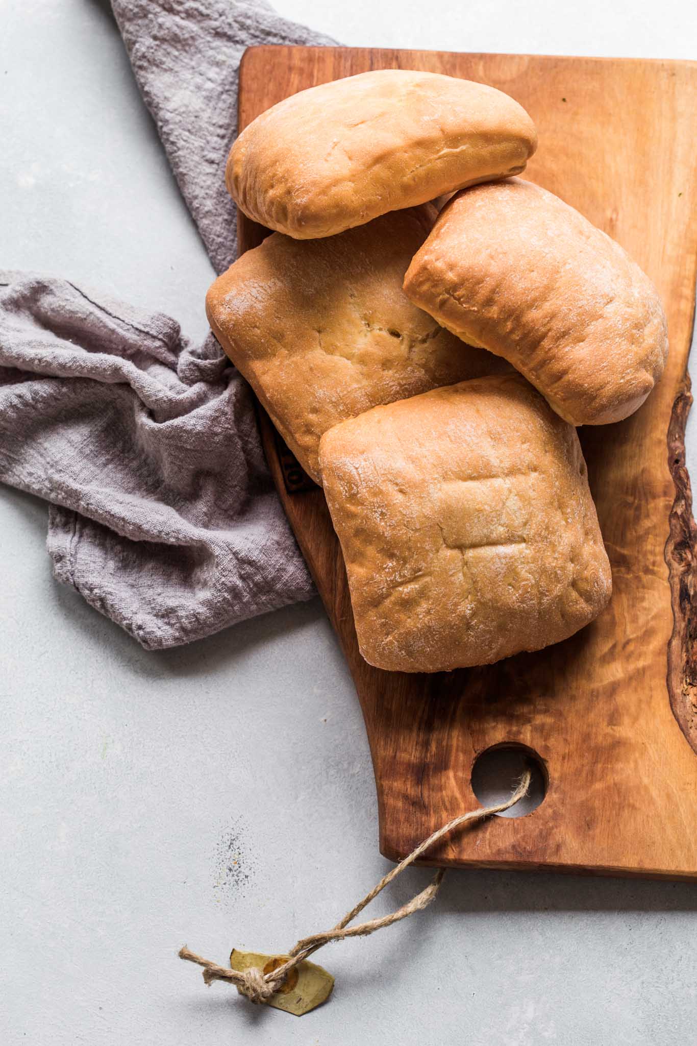 Rolls for sheet pan cubano sandwich.
