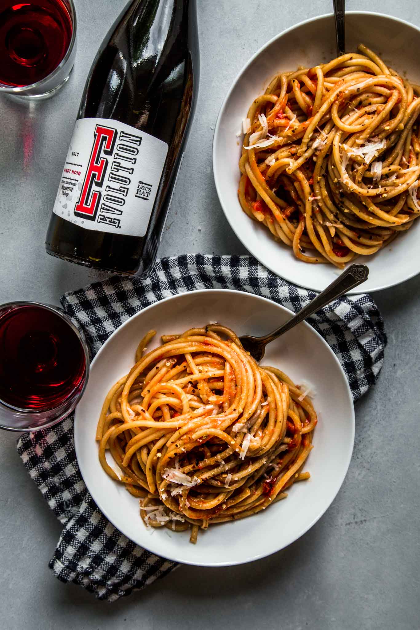 Butter Roasted Tomato Sauce Platings + Pairings