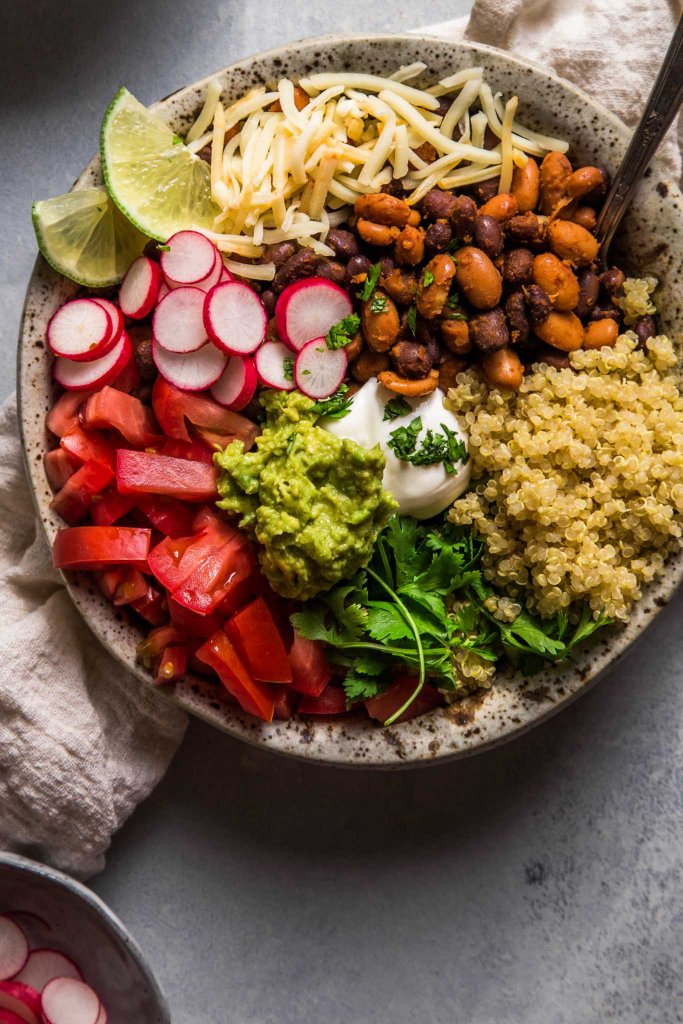 Quinoa Taco Bowls Platings + Pairings