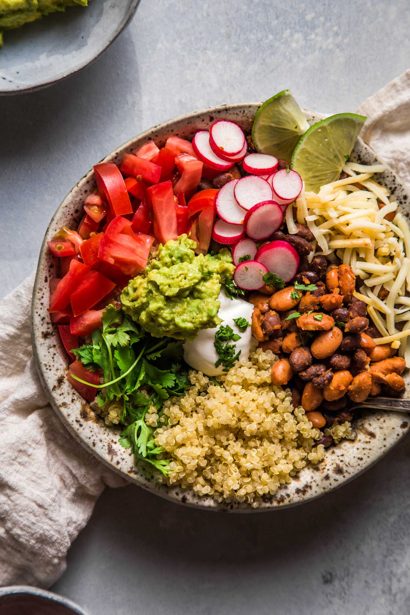 Quinoa Taco Bowls Platings + Pairings