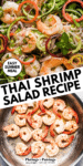 Thai Shrimp Salad pinterest image.