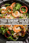 Thai Shrimp Salad pinterest image.