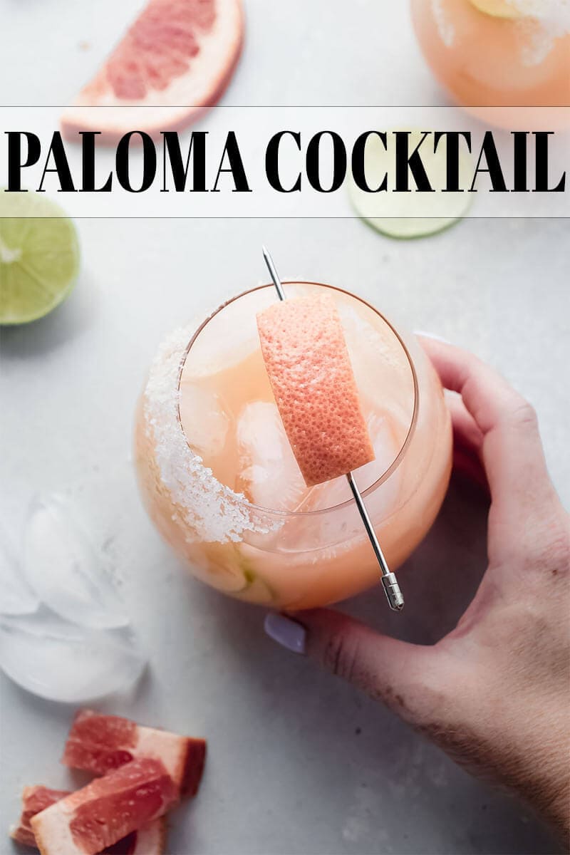 Easy Paloma Recipe with Quick Honey Simple Syrup