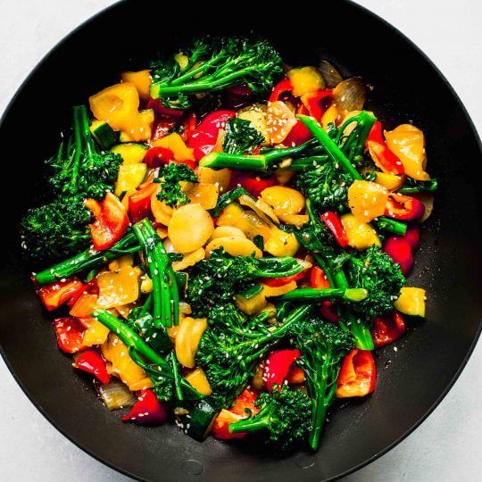 Ginger Stir Fry Veggies (Easy 30Minute Recipe!) (Easy Recipe)