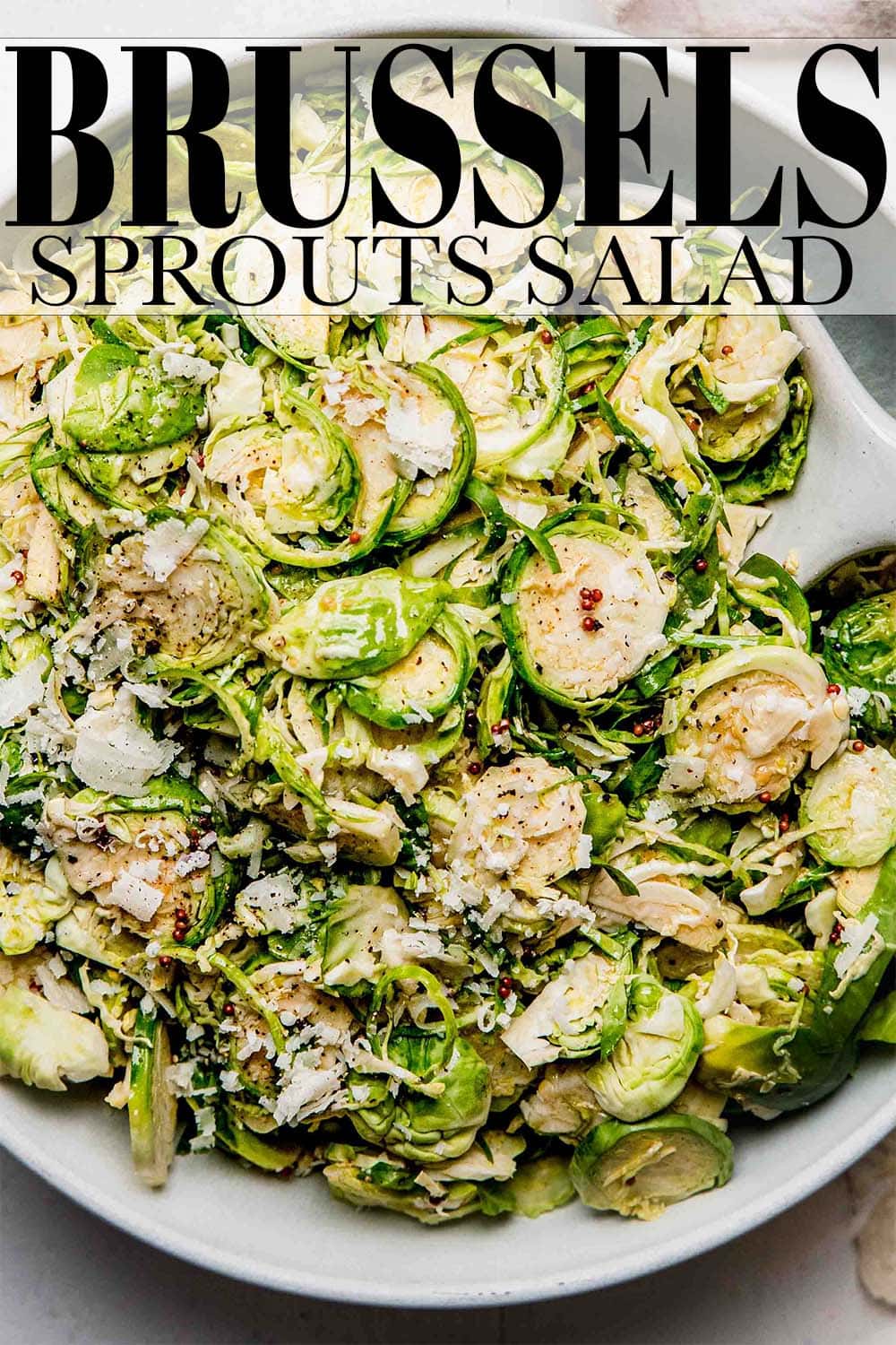 Shaved Brussels Sprouts Salad Recipe Platings + Pairings