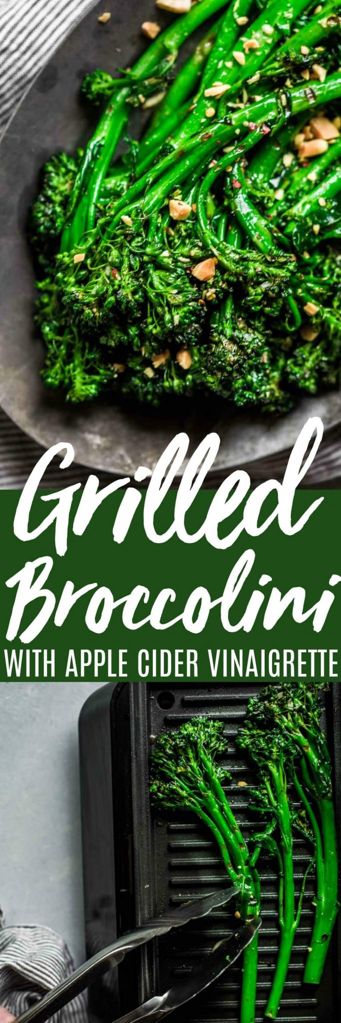 Grilled Broccolini With Apple Cider Vinaigrette Platings Pairings