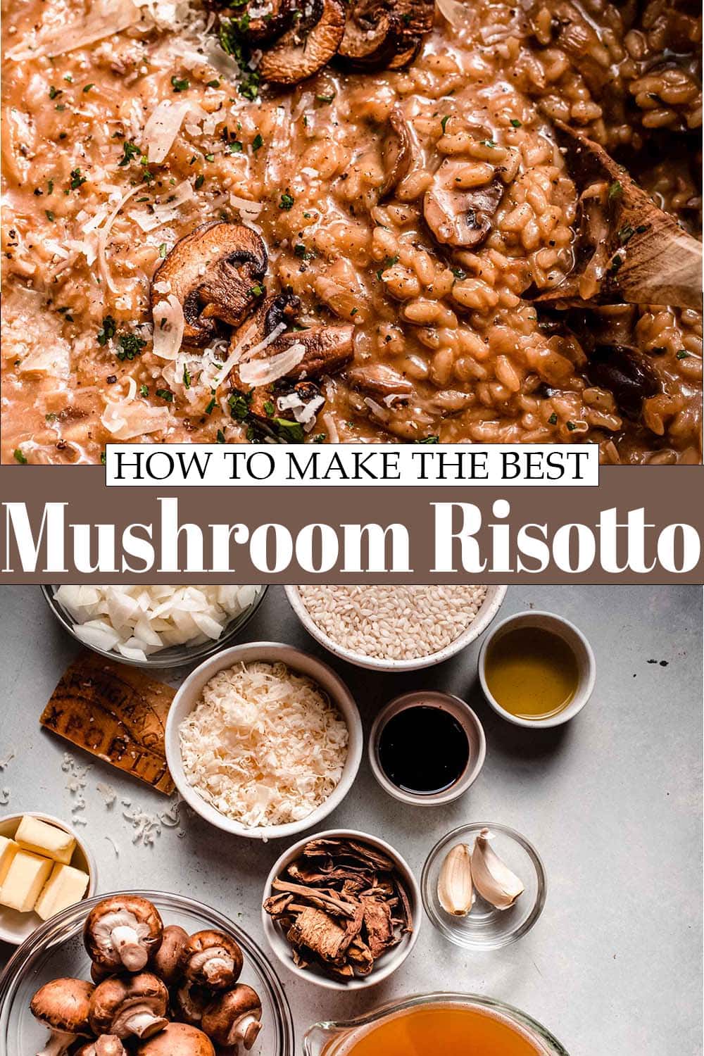 The BEST Mushroom Risotto - Platings + Pairings