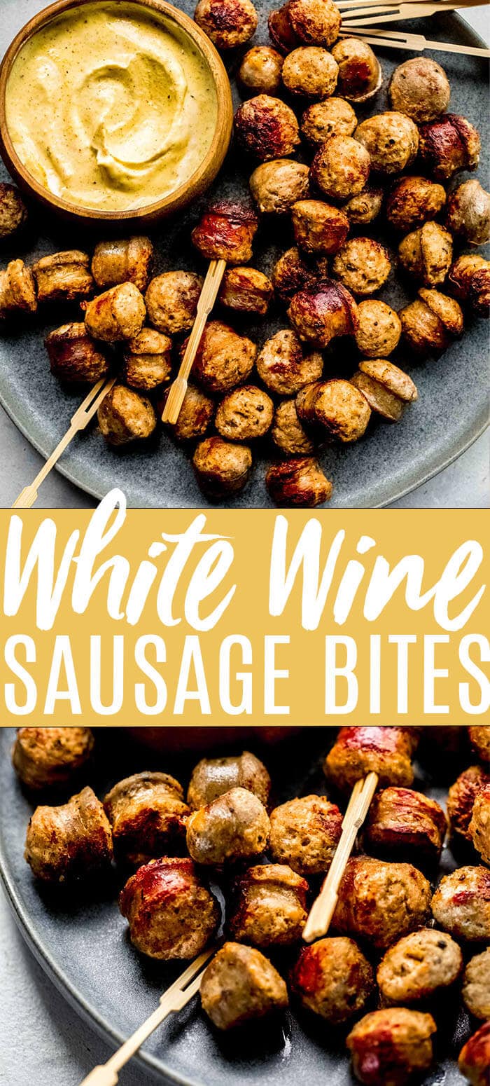 Sausage Bites with Creamy Mustard Dipping Sauce Platings + Pairings