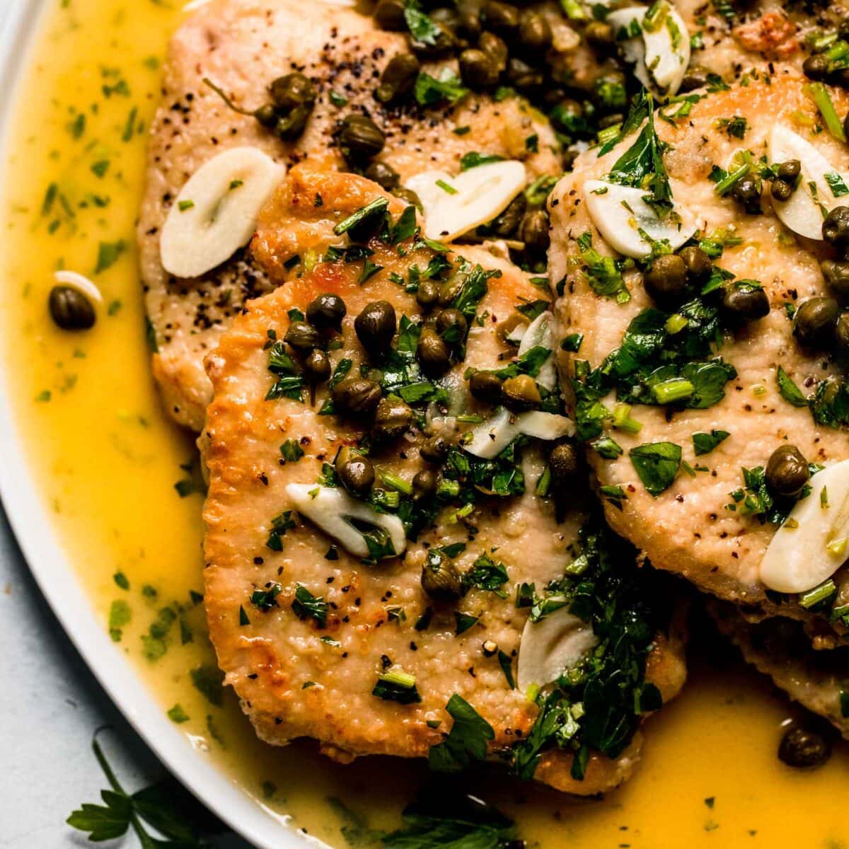 Pork Piccata (30 Minute Easy Recipe) Platings + Pairings