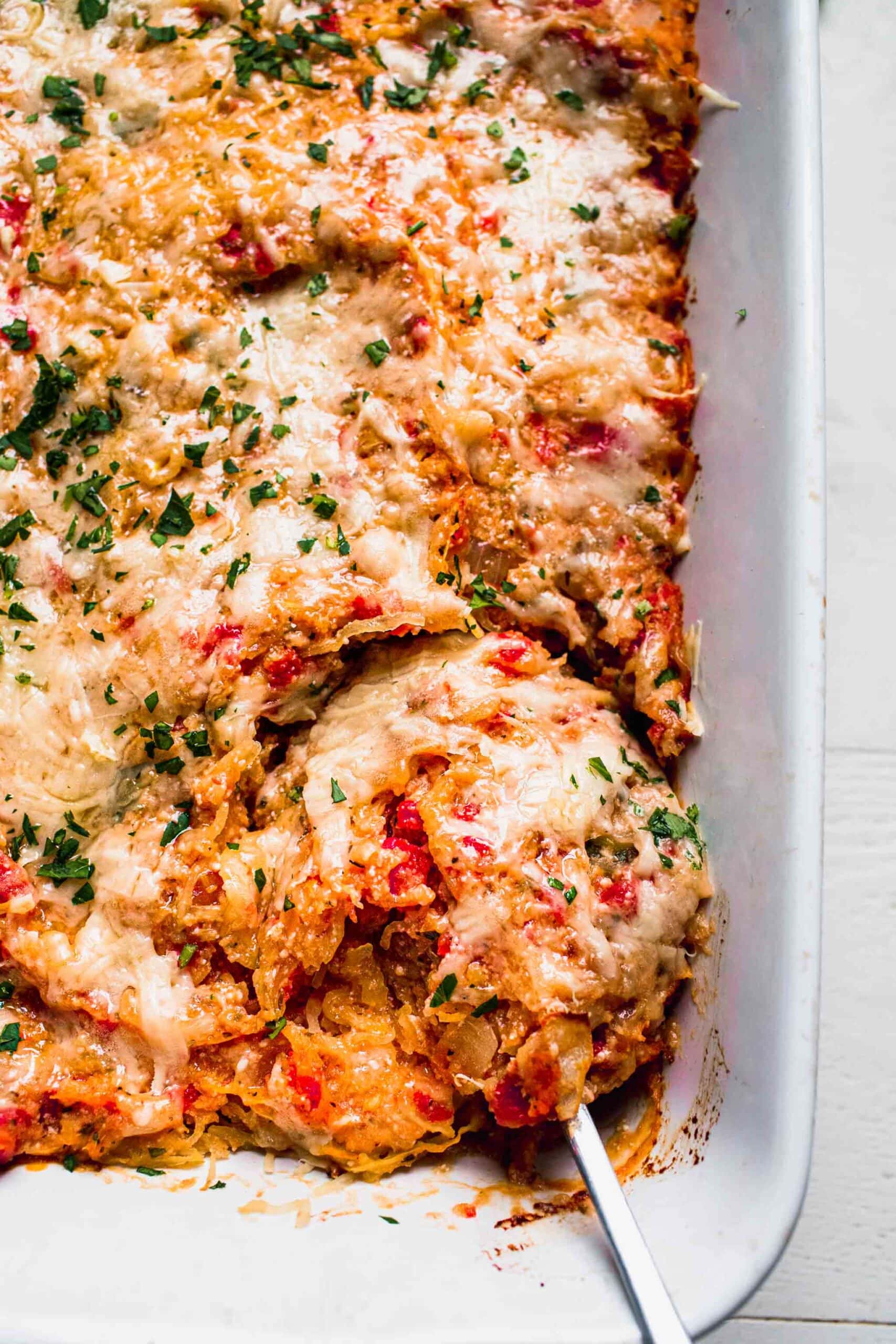 Vegetarian Spaghetti Squash Casserole with Ricotta