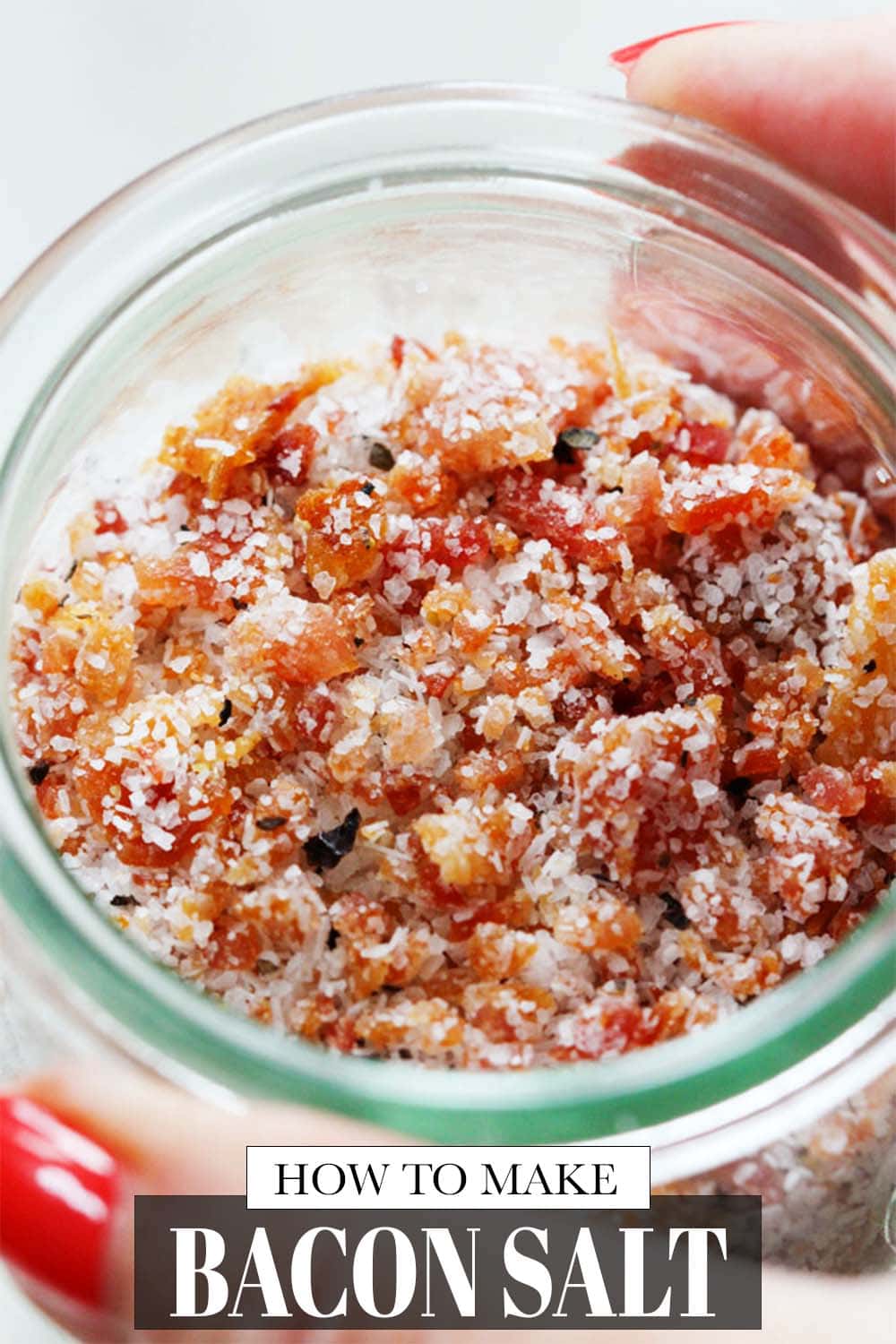 Homemade Bacon Salt Recipe (Food Gift Idea) - Platings + Pairings