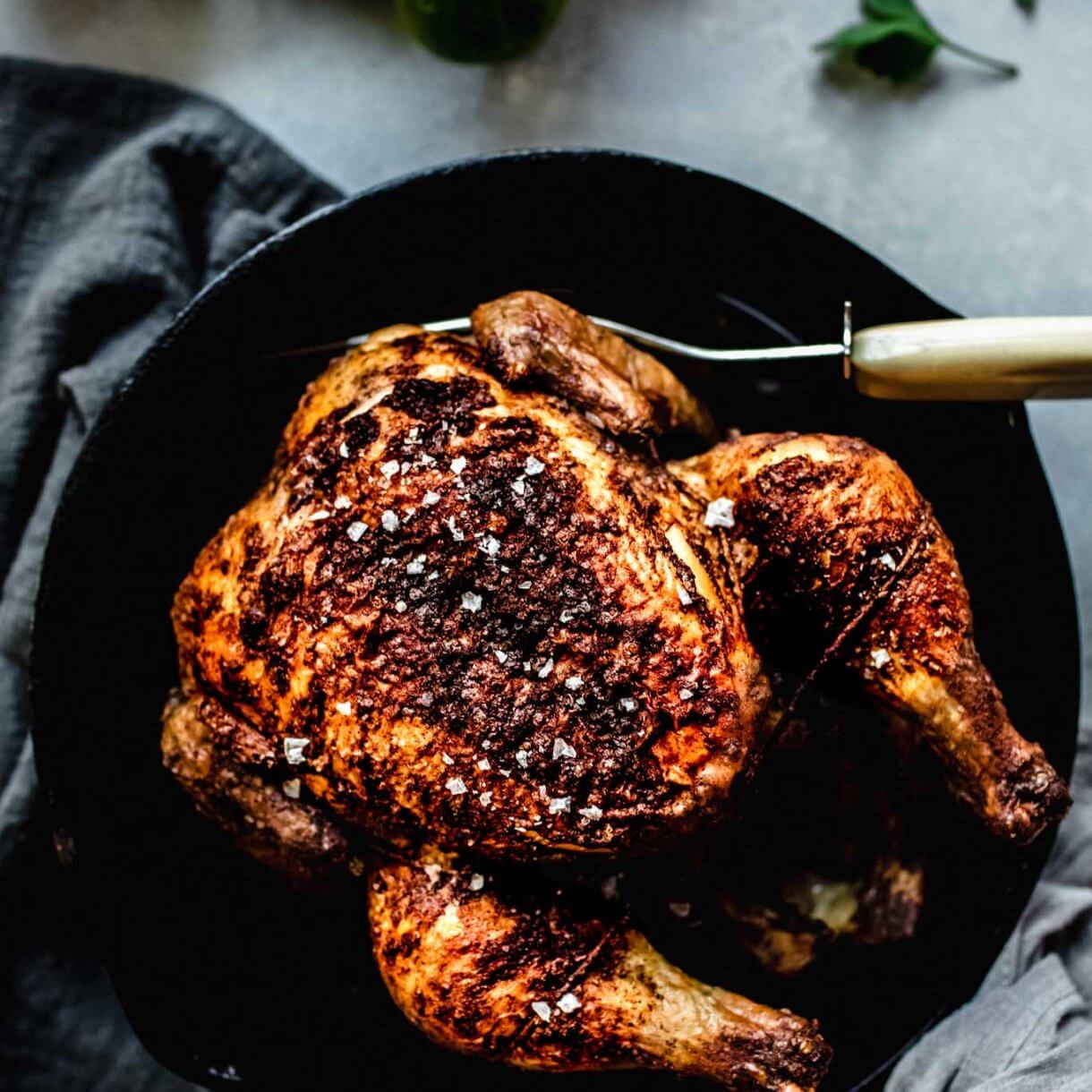 Chinese Roasted Chicken with SoyLime Dipping Sauce Platings + Pairings