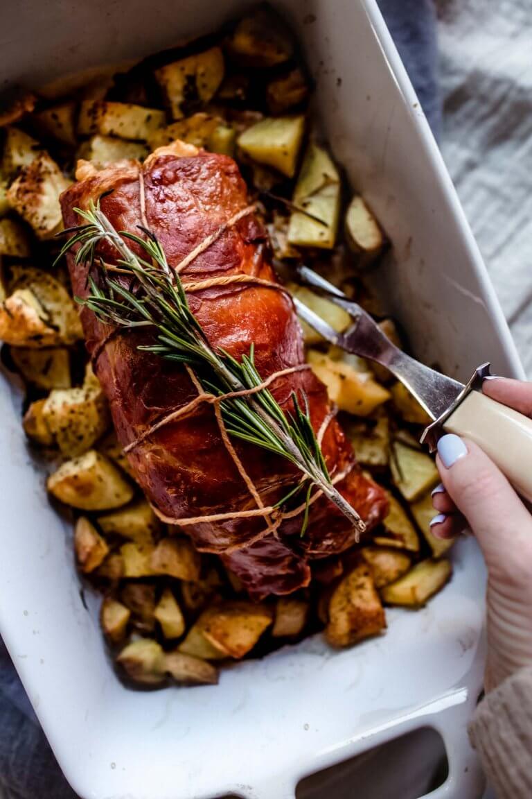 Prosciutto Wrapped Pork Tenderloin Platings + Pairings