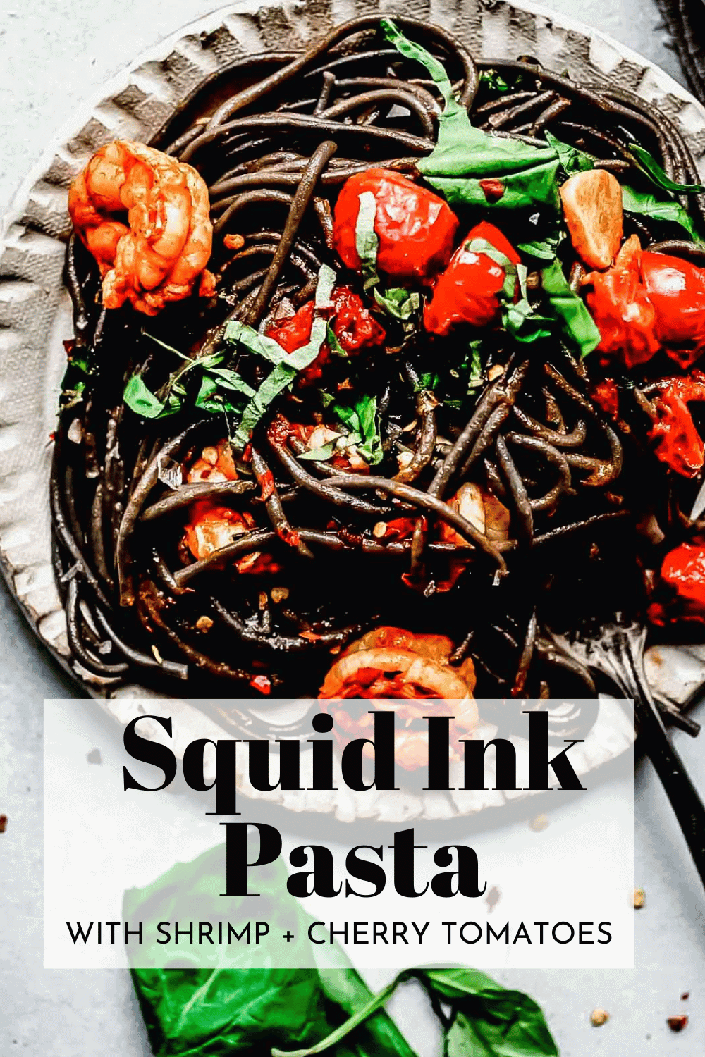 The BEST Squid Ink Pasta Recipe with Shrimp