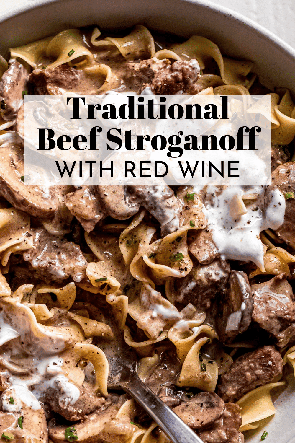 Traditional Beef Stroganoff Recipe with Red Wine