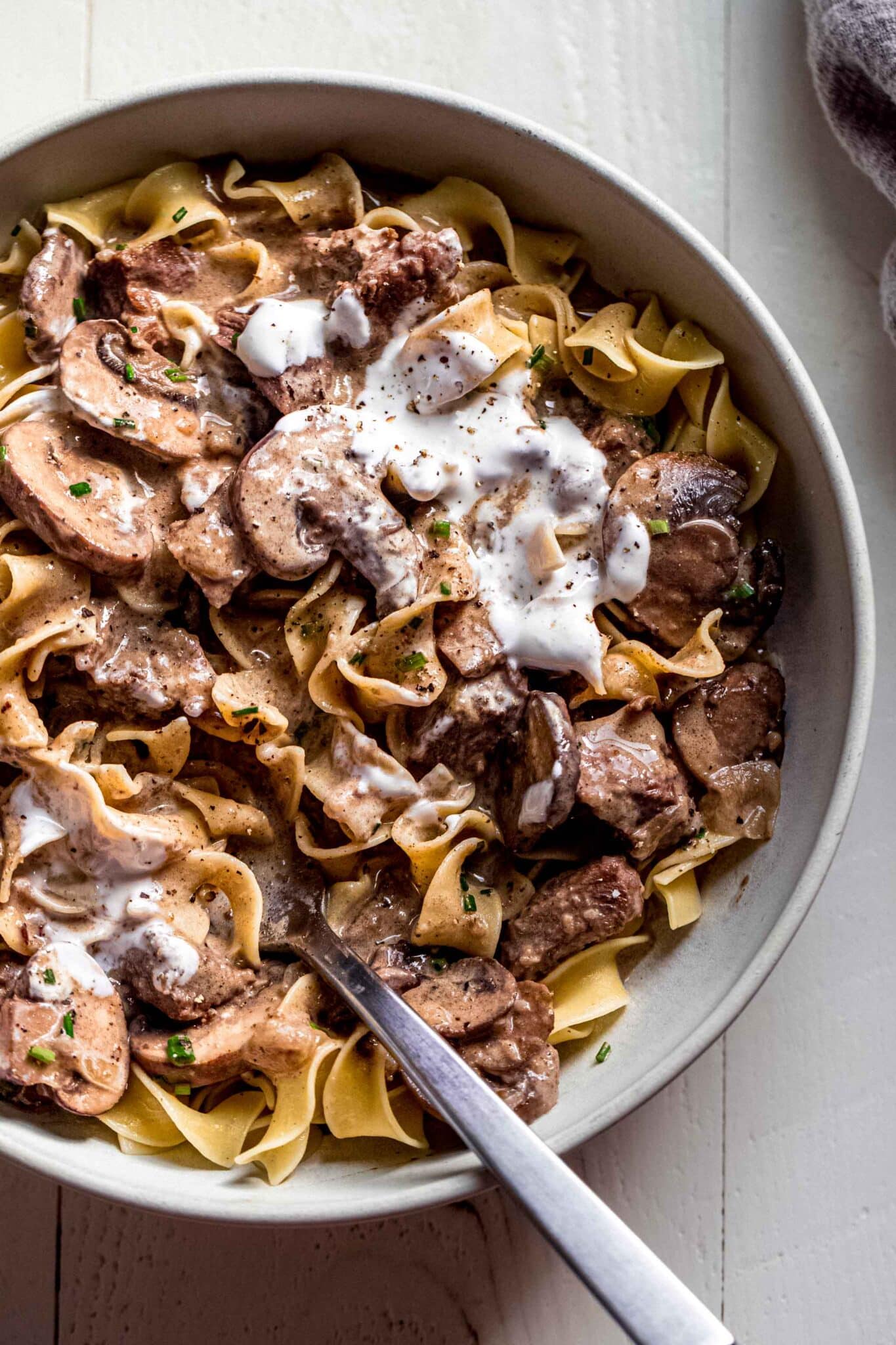 Traditional Beef Stroganoff Recipe with Red Wine