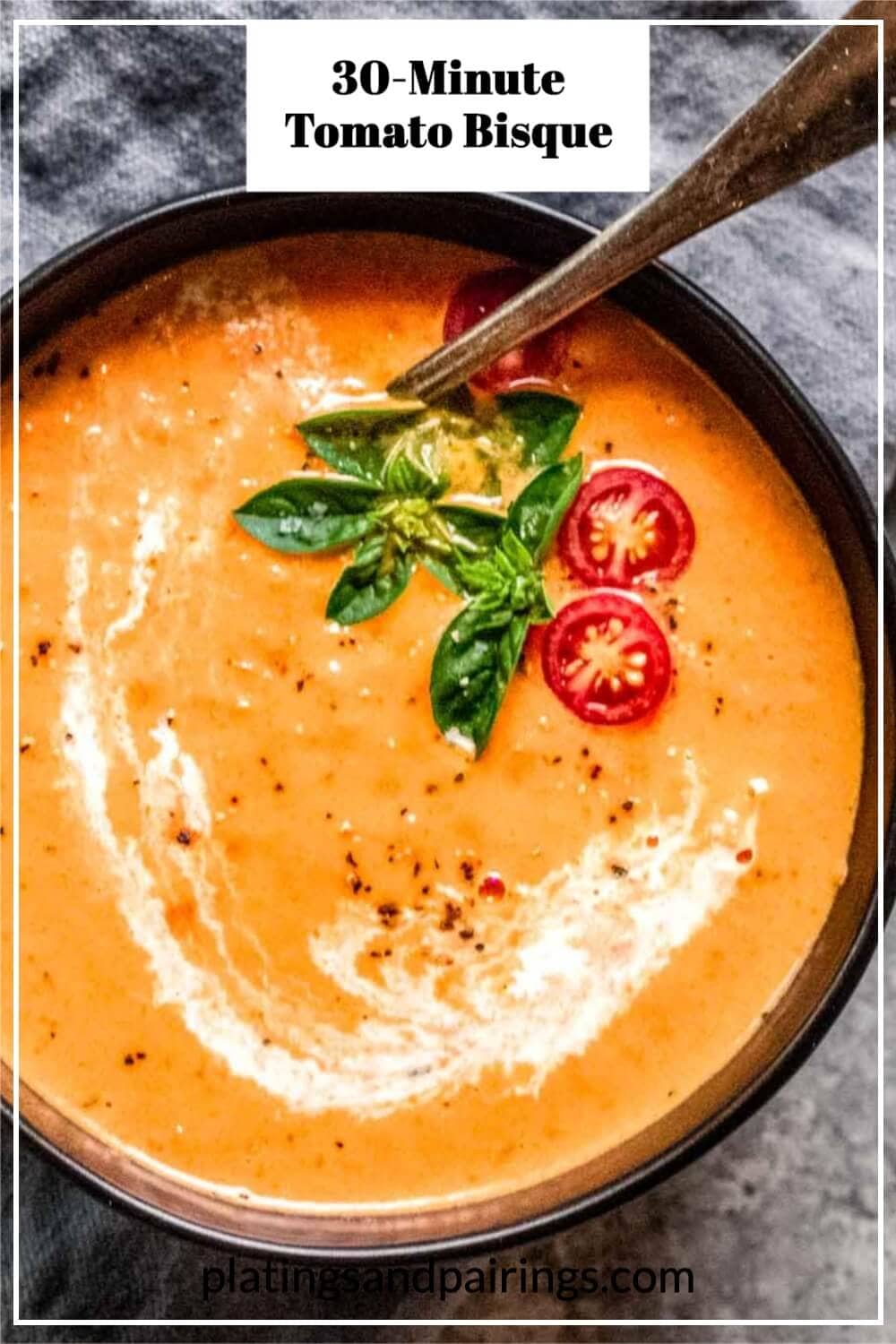 Easy Tomato Bisque Recipe (Creamy + Delicious!!)