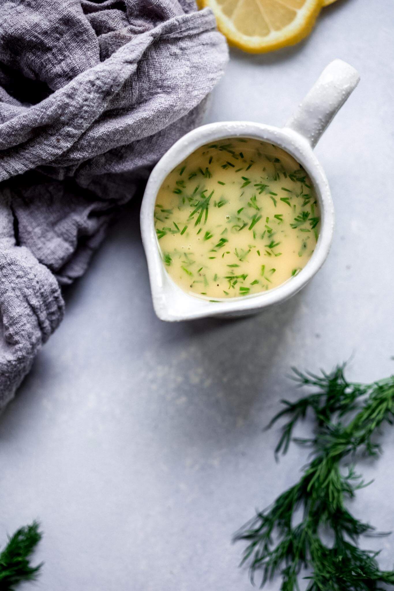 Lemon butter dill sauce