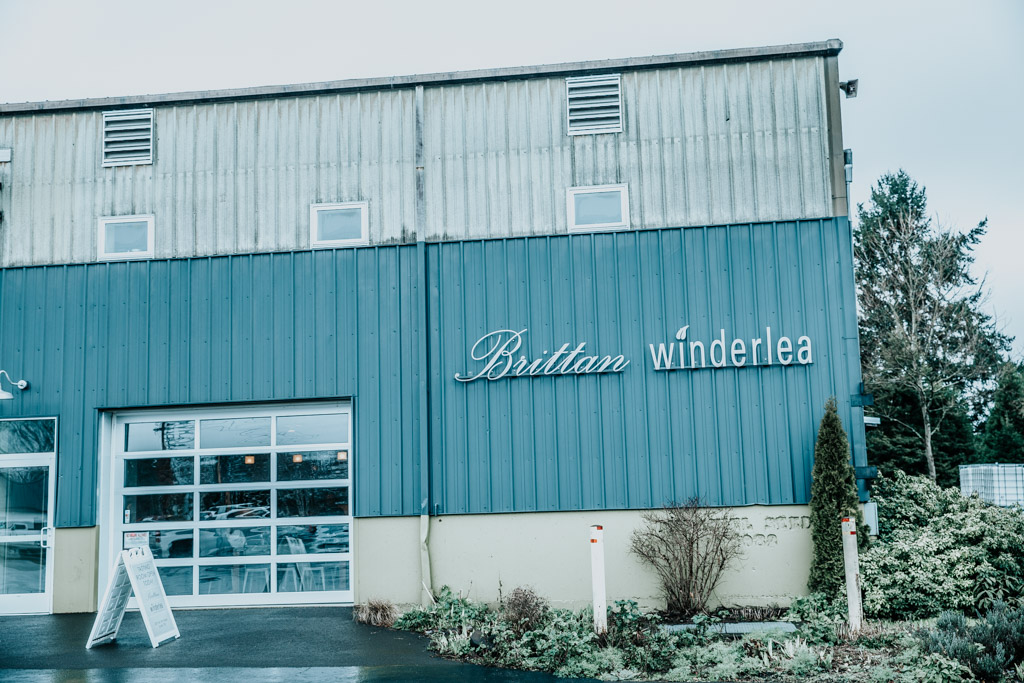 Brittan tasting room in McMinnville