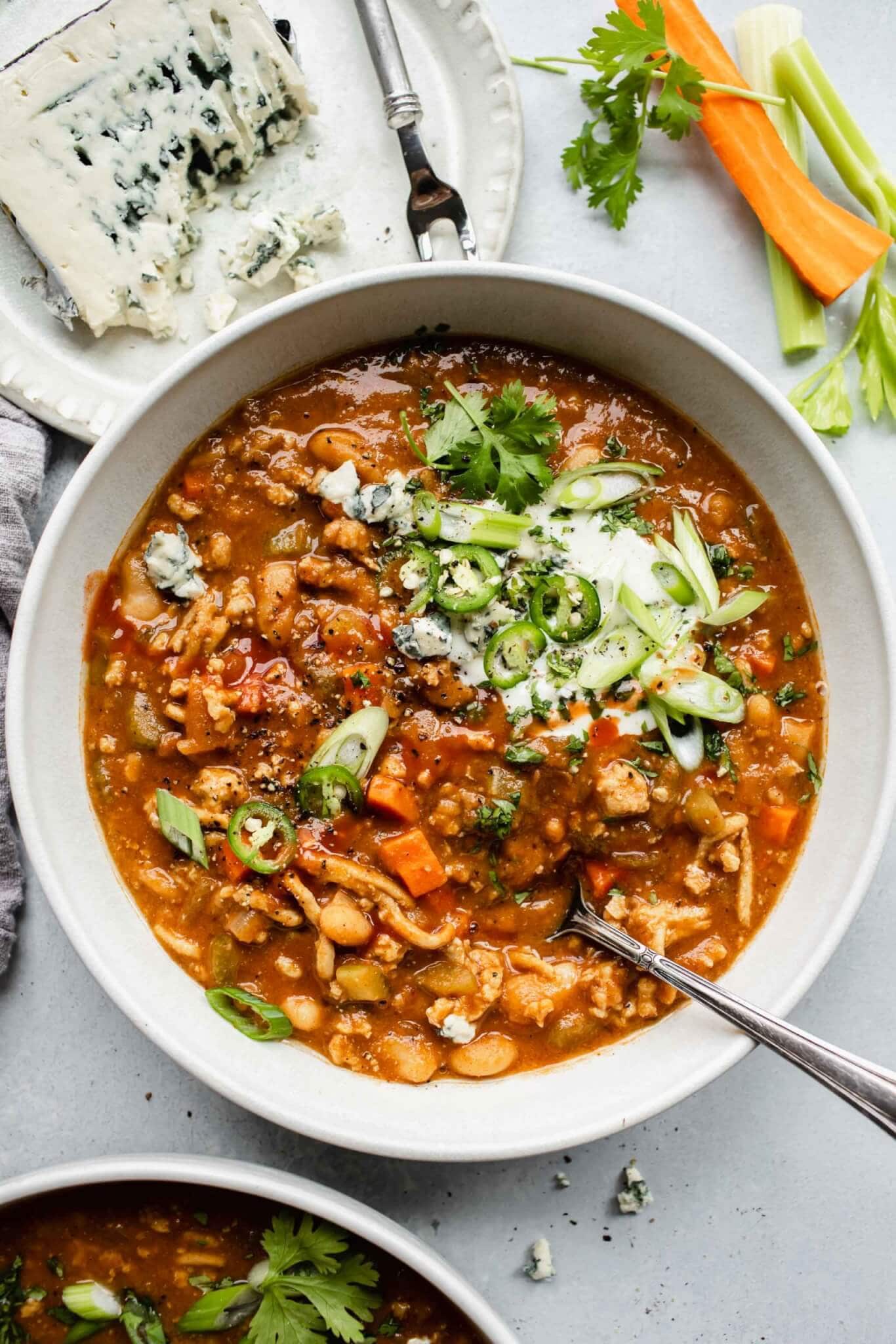 Buffalo Chicken Chili