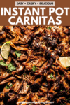 Instant pot carnitas pinterest image.